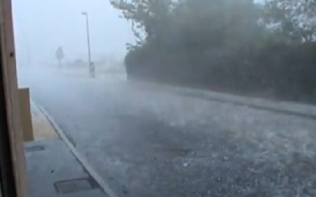 Dégâts à Sault-Brénaz (Ain), suite à l'orage du 3 août 2014. (c) page Facebook des Anciens Elèves de Sault-Brénaz
